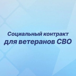 Для ветеранов СВО доступна отдельная форма социального контракта