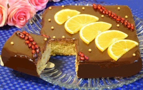 Волшебный пирог с пряным апельсином