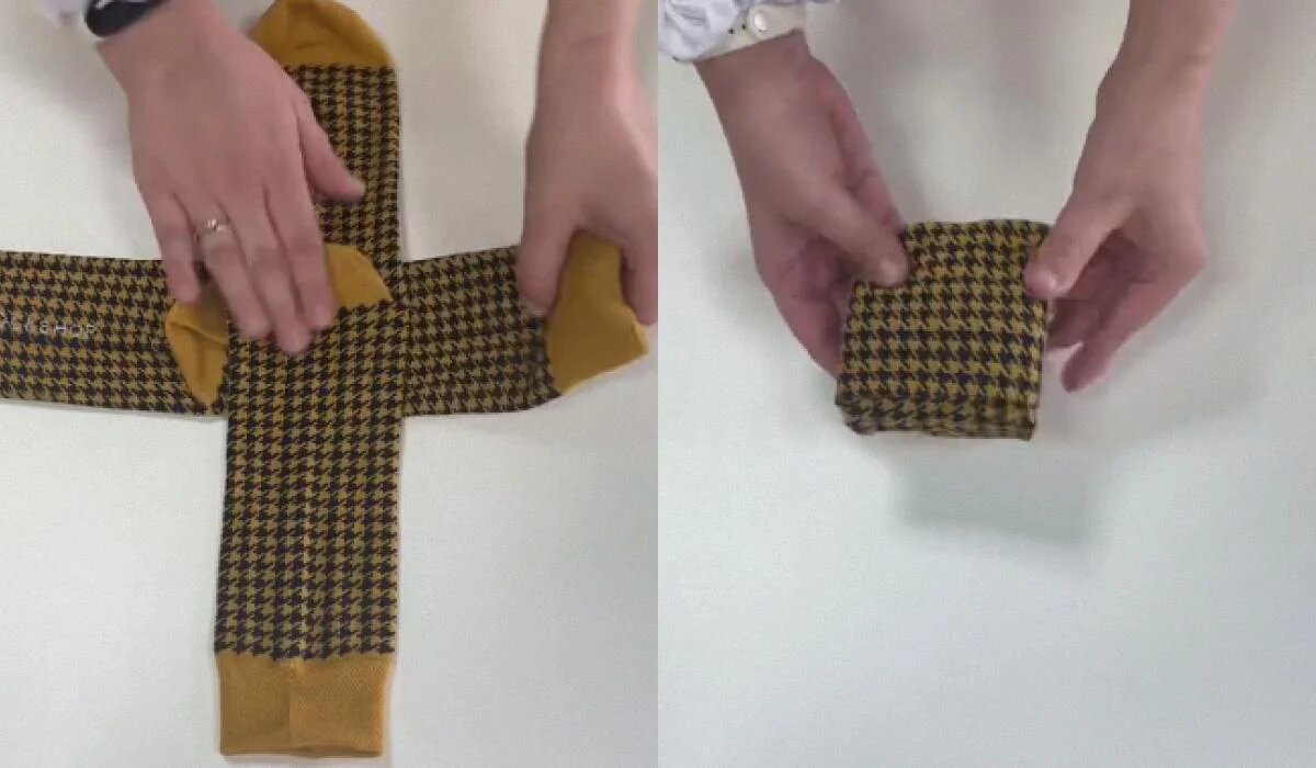 Как правильно складывать носки: простой трюк для идеального гардероба