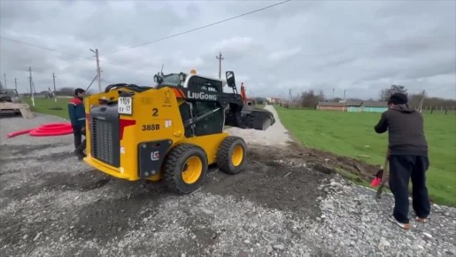 В селении Хамидие продолжается обновление двух ключевых улиц — Бориева и Кудаева в рамках национального проекта «Инфраструктура для жизни» и охватывает участки общей протяженностью 4,9 км