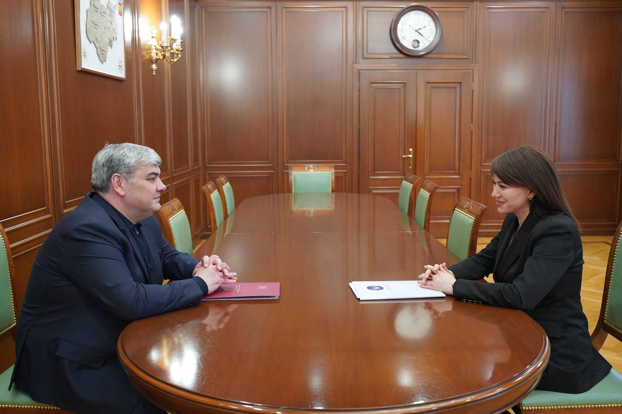 Казбек Коков: Сегодня встретился с ректором Северо-Кавказского федерального университета профессором Татьяной Шебзуховой