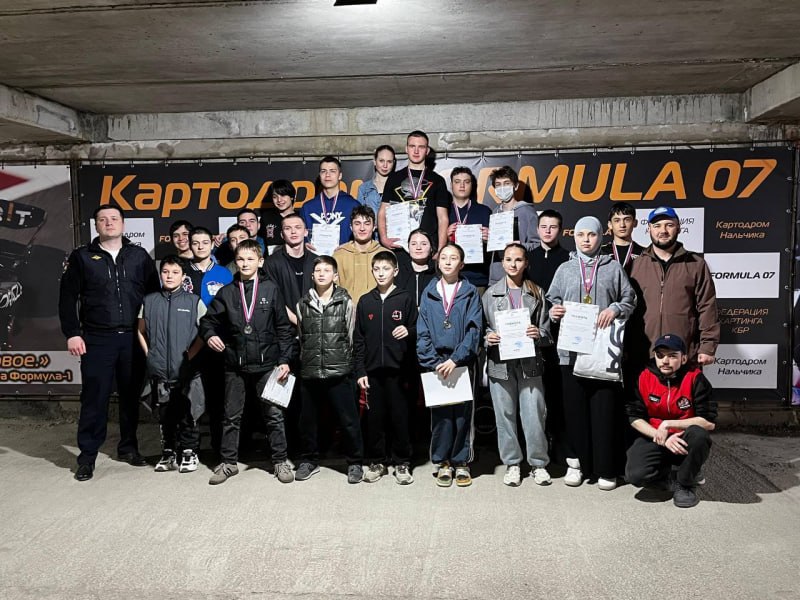 Автоинспекторы Кабардино-Балкарии приняли участие в клубном турнире по картингу