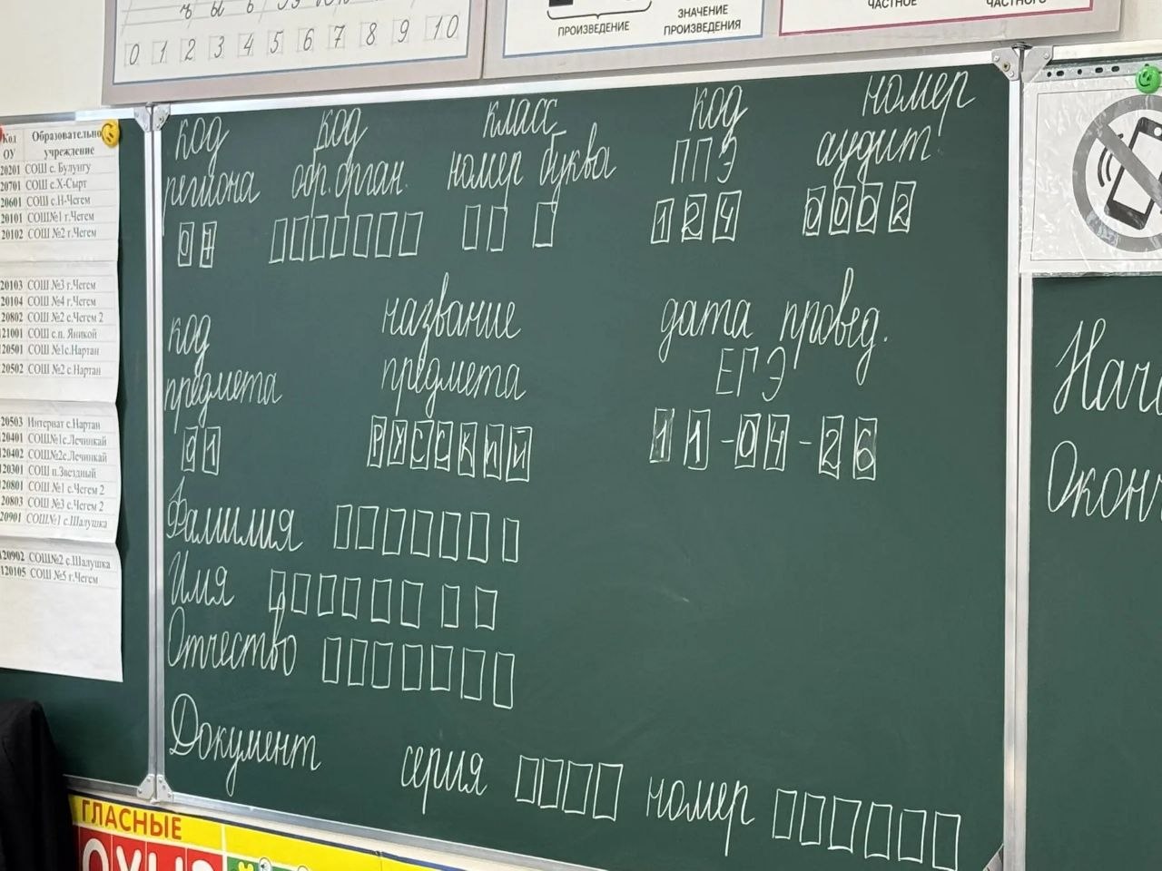 В Чегеме родители старшеклассников сдают ЕГЭ по русскому языку В Чегеме родители старшеклассников сдают ЕГЭ по русскому языку