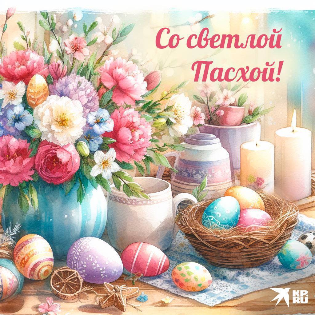 С праздником Светлой Пасхи!