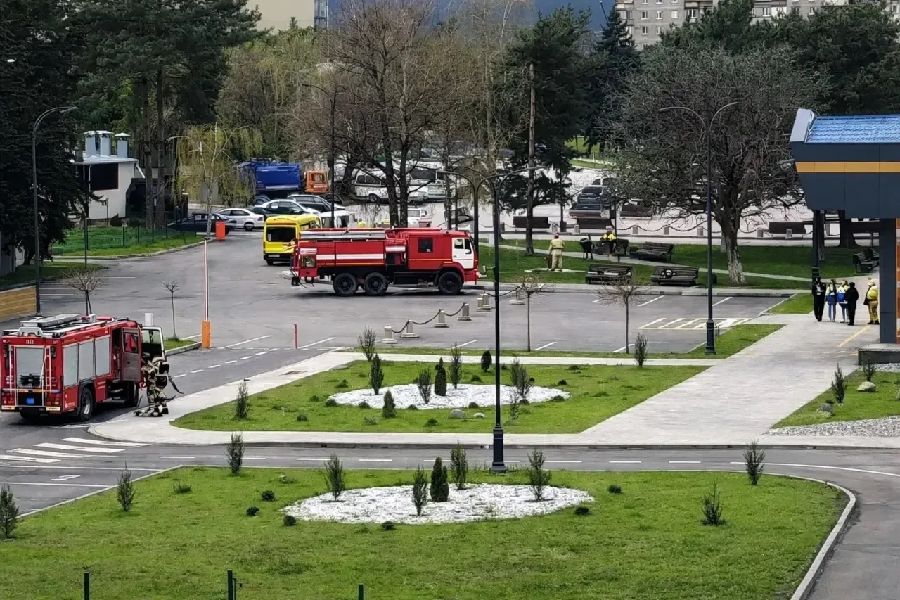 Прошли совместные учения в аэропорту Нальчик Прошли совместные учения в аэропорту Нальчик