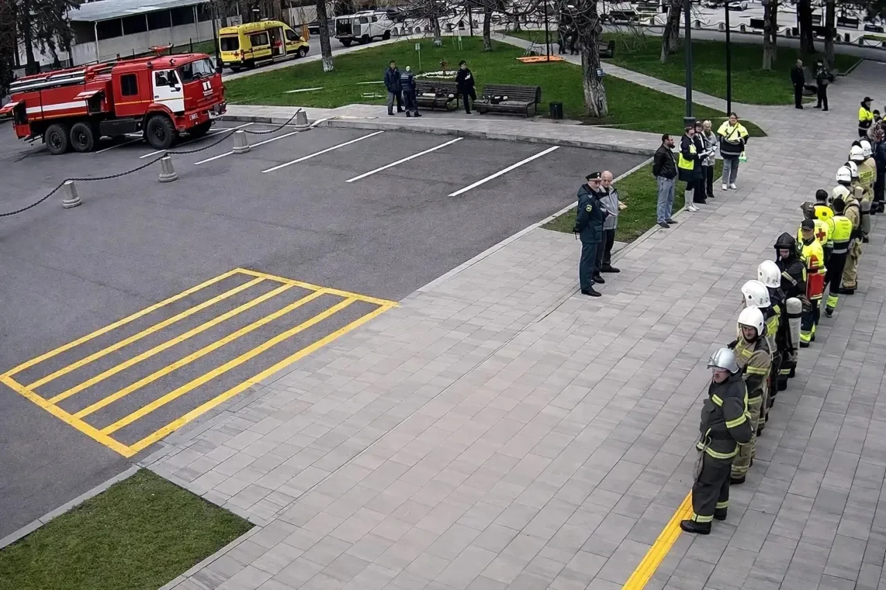 Прошли совместные учения в аэропорту Нальчик Прошли совместные учения в аэропорту Нальчик