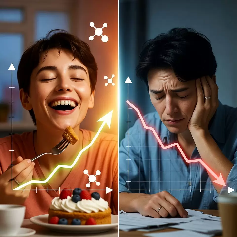 Как сладкое управляет нашими эмоциями: Осознанный подход к еде в условиях стресса