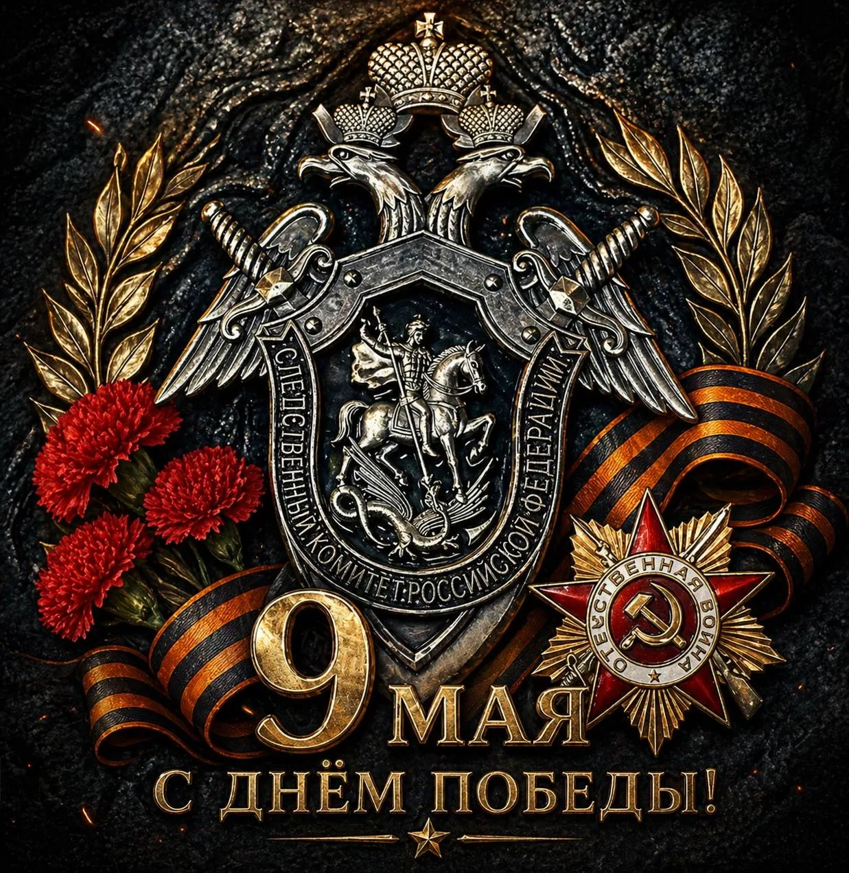 Поздравление руководителя следственного управления с Днём Победы