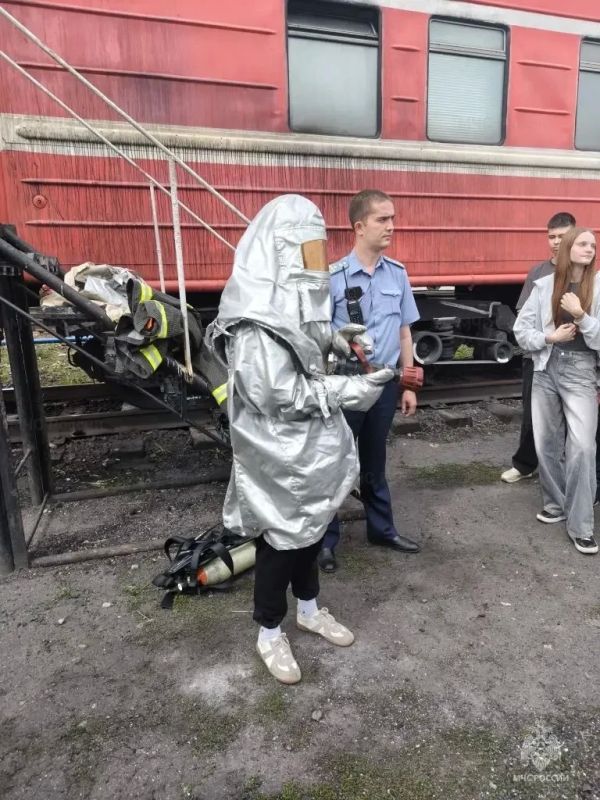 О пожарном поезде для Первомайских школьников О пожарном поезде для Первомайских школьников