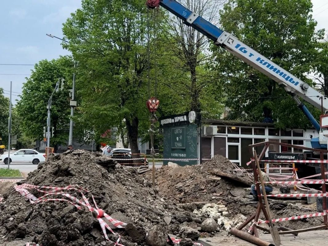 В Нальчике обновили участок теплотрассы на улице Байсултанова