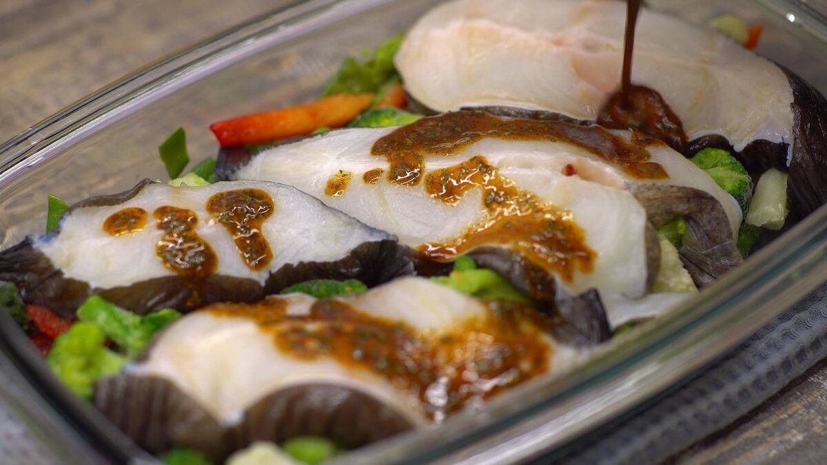 Семейный ужин с зубаткой и минзапеканками