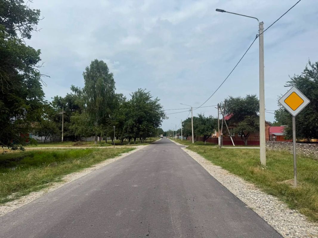 В селении Озрек завершили ремонт улицы Ленина
