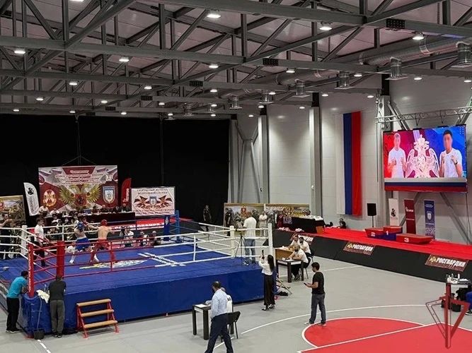 В Кабардино-Балкарии на базе спортивного комплекса «Вымпел» завершился чемпионат войск национальной гвардии Российской Федерации по комплексному единоборству, посвящённый 215-летию войск правопорядка и 10-летию образования... В Кабардино-Балкарии на базе спортивного комплекса «Вымпел» завершился чемпионат войск национальной гвардии Российской Федерации по комплексному единоборству, посвящённый 215-летию войск правопорядка и 10-летию образования...