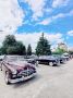 На площади развёрнута выставка раритетных автомобилей