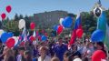 В День Государственного флага Российской Федерации сотрудники следственного управления СК России по КБР и кадеты приняли участие в торжественных мероприятиях в городе Нальчике