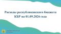 Исполнение республиканского бюджета КБР на 1 сентября 2026 года