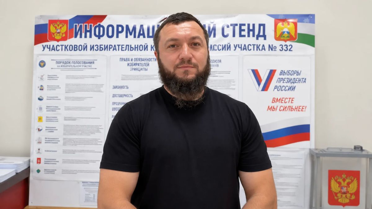 В Черекском районе участник СВО Алий Моллаев проголосовал на выборах