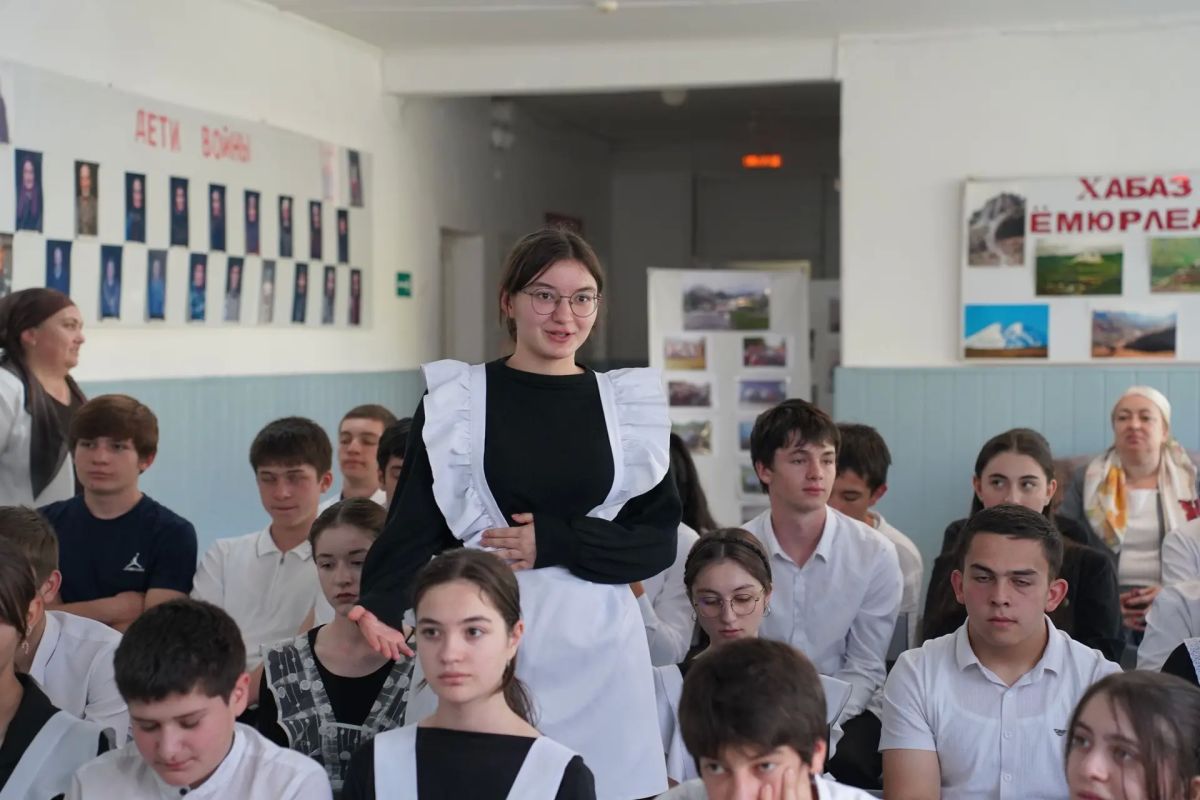Профилактическая встреча со школьниками в с.п. Хабаз Профилактическая встреча со школьниками в с.п. Хабаз