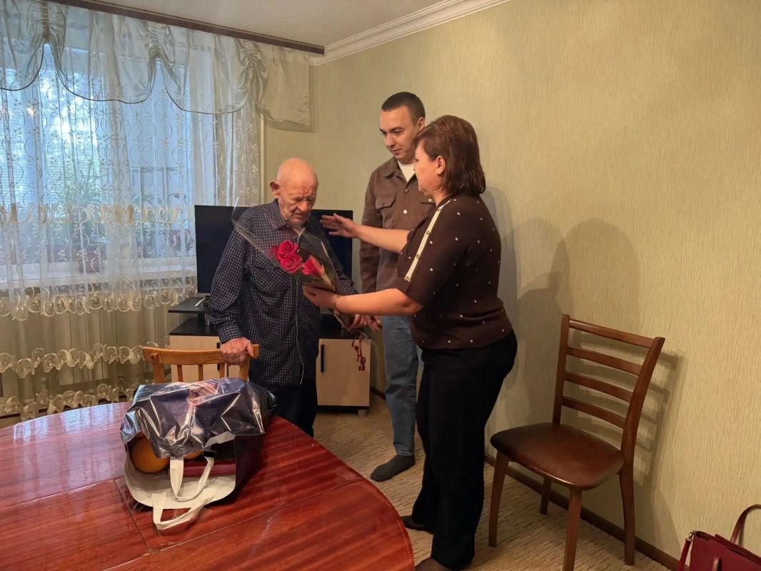 Вековой юбилей ветерана Великой Отечественной войны!