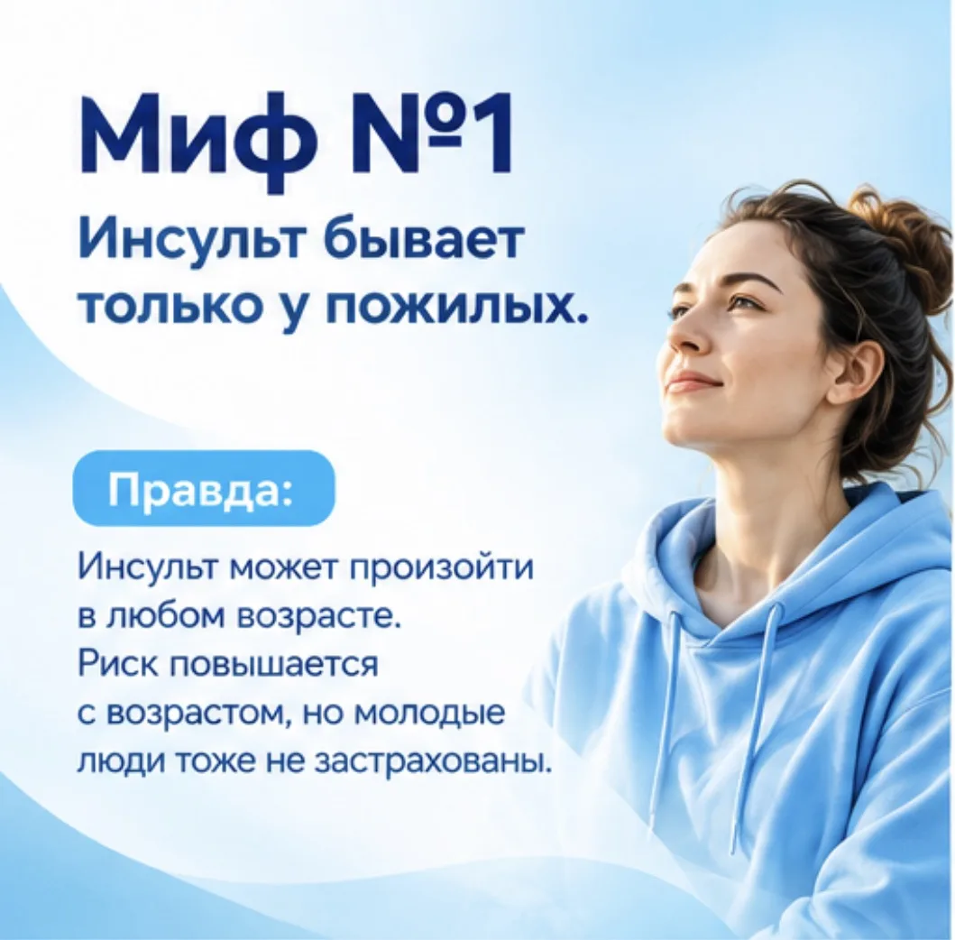 Развеиваем мифы и рассказываем правду об инсульте